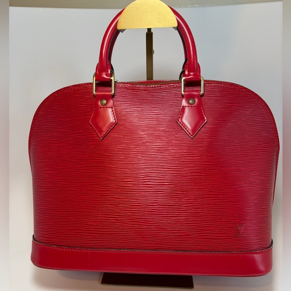 Louis Vuitton Alma PM Castillan Red Epi Leather